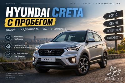Hyundai Creta с пробегом: обзор, надёжность и на что смотреть