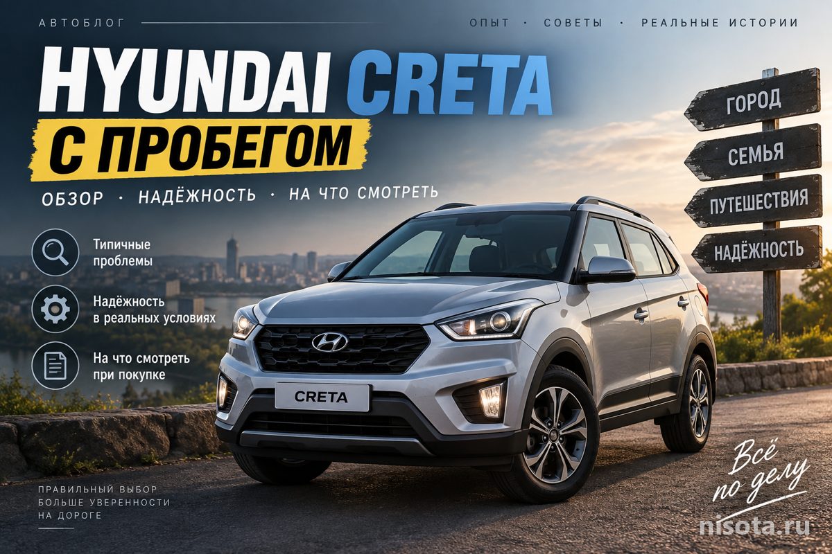 Hyundai Creta с пробегом: обзор, надёжность и на что смотреть