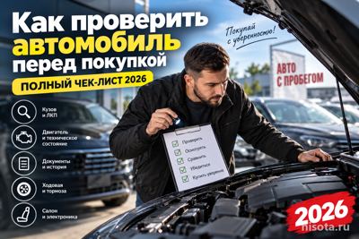 Как проверить автомобиль перед покупкой: полный чек-лист 2026