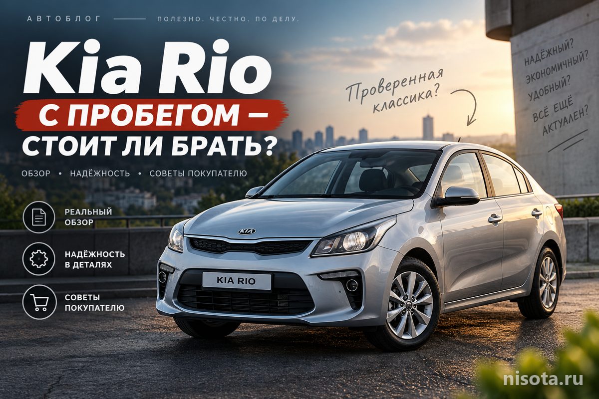 Kia Rio с пробегом: стоит ли брать, моторы и слабые места